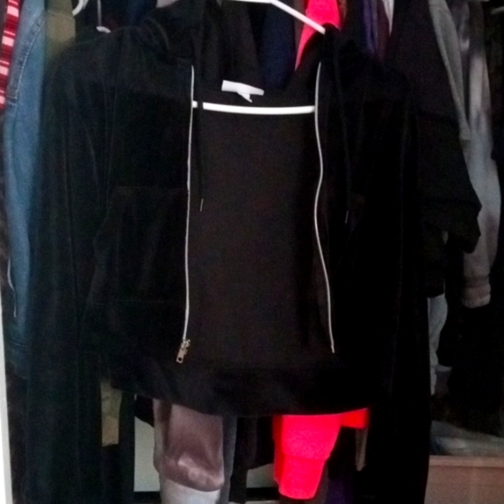 Black cropped sweatshirt from Target, size medium.